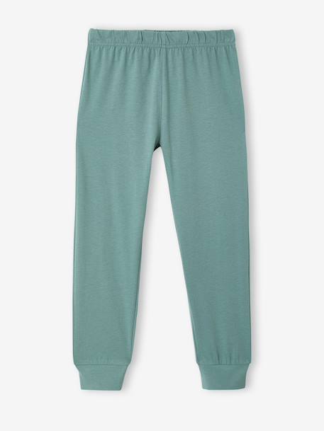 Pack of 2 cotton pyjamas for boys emerald green - vertbaudet enfant 