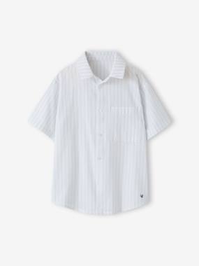Garçon-Chemise manches courtes rayé 