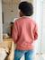 Sweatshirt for nursing clothes old rose - vertbaudet enfant 