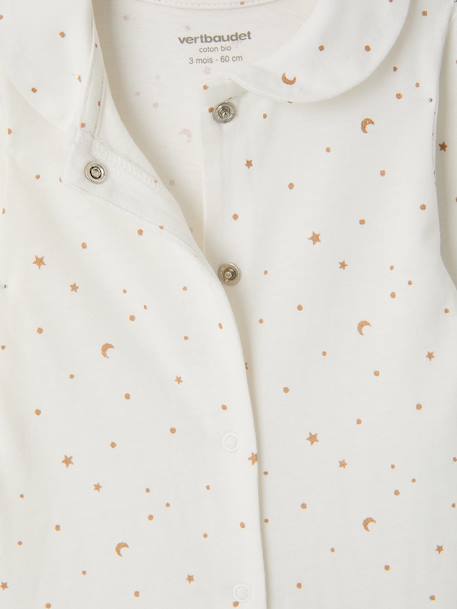 Pack of 2 organic cotton baby pyjamas rose - vertbaudet enfant 