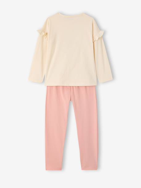 Pack of 2 girls' long-sleeved pyjamas rose - vertbaudet enfant 