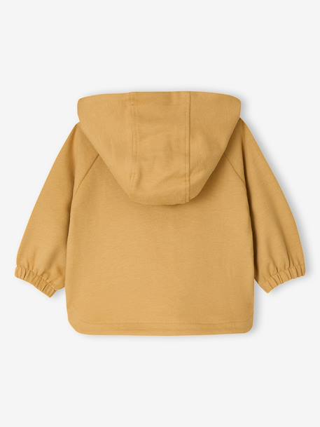 Customisable hooded cardigan for babies yellow - vertbaudet enfant 
