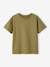 Pack of 3 plain boys' t-shirts - BASICS olive+sky blue - vertbaudet enfant 