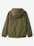 Lightweight zipped windcheater for boys khaki - vertbaudet enfant 