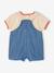 Set T-shirt dungaree for babies stone - vertbaudet enfant 