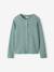 Girl's cardigan navy blue+sage green - vertbaudet enfant 