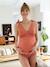 Striped Tankini for Maternity BLUE MEDIUM STRIPED+old rose - vertbaudet enfant 