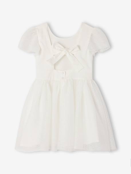 Girl's special occasion dress white - vertbaudet enfant 
