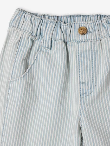 Boys' polo shirt and trouser set striped blue - vertbaudet enfant 