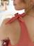 Striped Tankini for Maternity BLUE MEDIUM STRIPED+old rose - vertbaudet enfant 