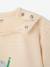 Lobster Print T-Shirt, Press Studs on the Shoulder, for Baby Boys ecru+vanilla - vertbaudet enfant 