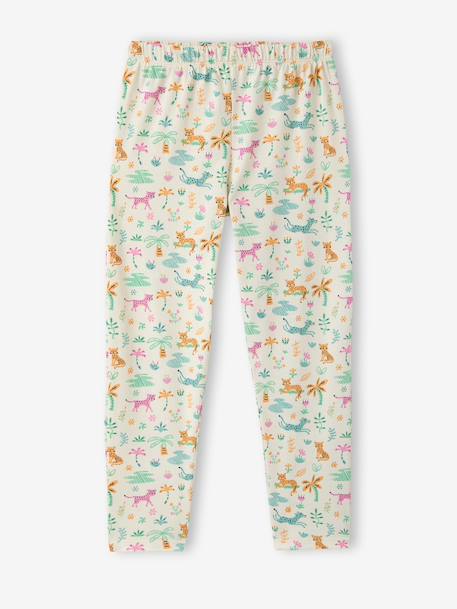 Pack of 2 girls' short-sleeved short pyjamas ecru - vertbaudet enfant 