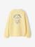 Boy's 'Just Chill' sweatshirt pale yellow - vertbaudet enfant 