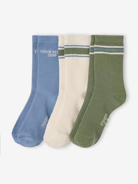 Garçon-Lot 3 chaussettes garçon