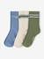 Pack of 3 boys' socks grey blue - vertbaudet enfant 