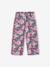 Cropped, Wide Leg Paperbag Trousers in Cotton Gauze for Girls beige+green+old rose+sage green+yellow - vertbaudet enfant 