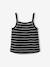 Fancy Knit Strappy Top for Girls, JONEN black+striped black - vertbaudet enfant 