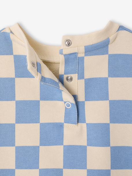 Boys' 'Team Soleil' sweatshirt grey blue - vertbaudet enfant 