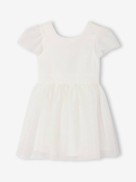 Robe de cérémonie fille blanc - vertbaudet enfant 