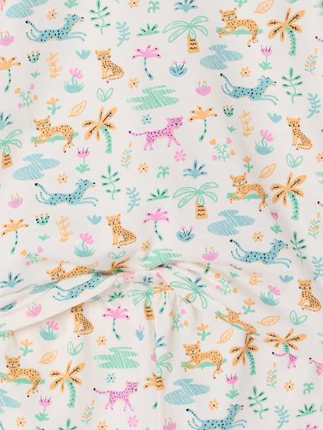 Pack of 2 girls' short-sleeved short pyjamas ecru - vertbaudet enfant 
