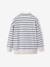 Boy's zipped high neck sweatshirt striped blue - vertbaudet enfant 