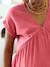 Long maternity and nursing dress grey blue+rose - vertbaudet enfant 