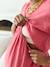 Long maternity and nursing dress grey blue+rose - vertbaudet enfant 