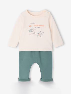 Baby-Outfits-Top & Fleece Trouser Combo for Babies 