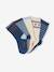 Lot de 5 paires de chaussettes 'Cool Kids' garçon bleu azur+indigo+vert sauge - vertbaudet enfant 