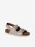 Leather buckle sandals gold - vertbaudet enfant 