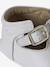 Leather baby slippers gold+white - vertbaudet enfant 