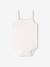 Pack of 3 girls' organic cotton bodysuit with braces ecru - vertbaudet enfant 
