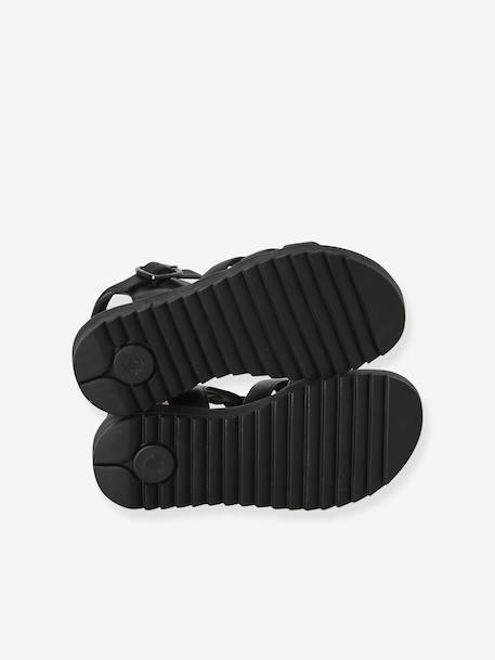 Multi-Strap Sandals, Designed for Autonomy black+gold - vertbaudet enfant 