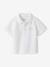 Short-sleeved customisable baby polo shirt white - vertbaudet enfant 