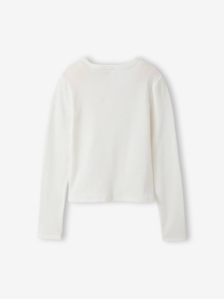 Long-sleeved T-shirt ecru - vertbaudet enfant 