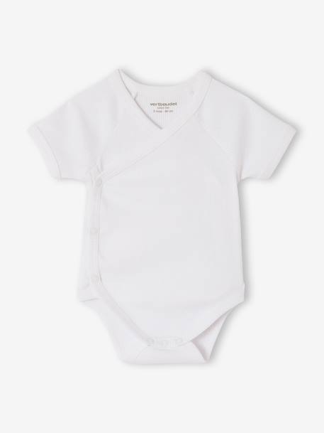 Pack of 3 organic cotton baby boy bodysuits red - vertbaudet enfant 