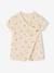 Customisable organic cotton playsuit ecru - vertbaudet enfant 