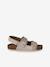 Leather buckle sandals gold - vertbaudet enfant 