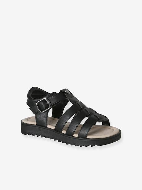 Multi-Strap Sandals, Designed for Autonomy black+gold - vertbaudet enfant 