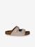 Leather buckle sandals gold - vertbaudet enfant 