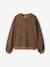 Oversized sweatshirt brown+navy blue+vanilla - vertbaudet enfant 