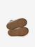 Baby girl's leather Mary Janes with buckle iridescent beige+white - vertbaudet enfant 