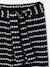 Fancy Knitted Wide-Leg Trousers for Girls, by JONEN black+striped black - vertbaudet enfant 