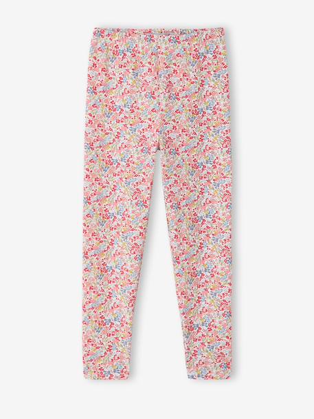 Legging fille imprimé coton bio multicolore - vertbaudet enfant 