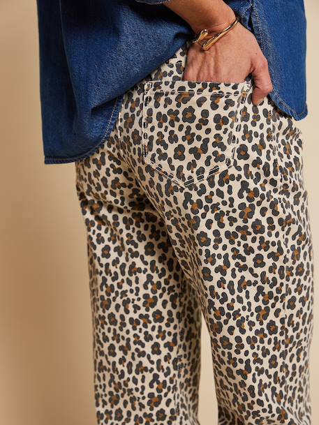 Maternity straight leg jeans ecru - vertbaudet enfant 