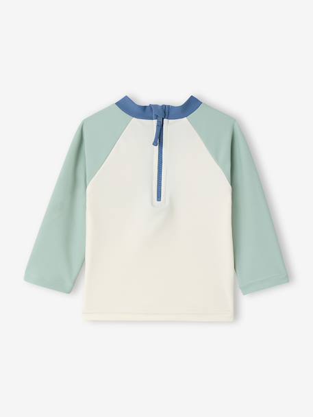 UV Protection baby t-shirt sage green - vertbaudet enfant 
