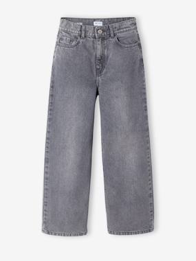 Fille-Pantalon large fille denim