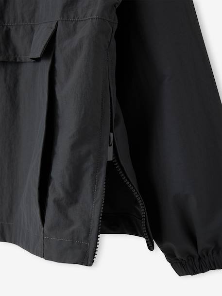 Boy's windcheater to pull on anthracite - vertbaudet enfant 
