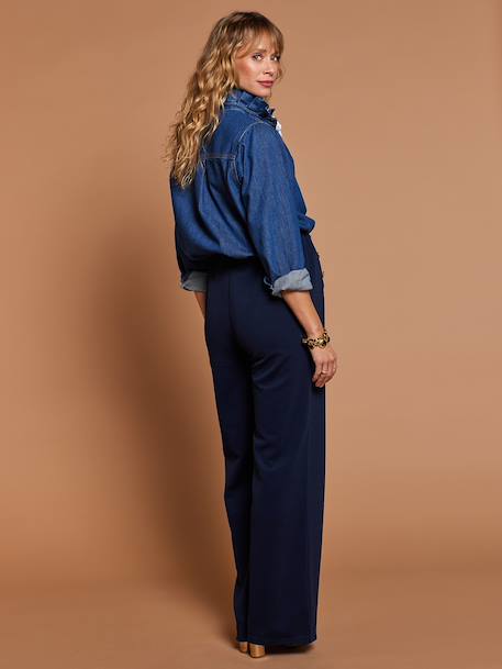Women's maternity trouser navy blue - vertbaudet enfant 