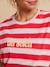 Striped 'sunshine' t-shirt dusky pink - vertbaudet enfant 